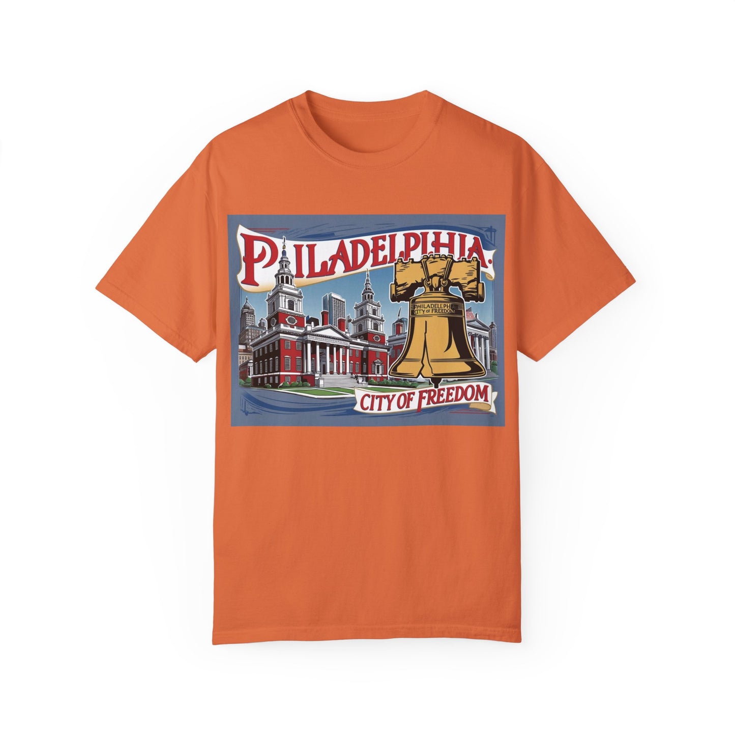 Philadelphia City of Freedom Unisex Garment-Dyed T-Shirt