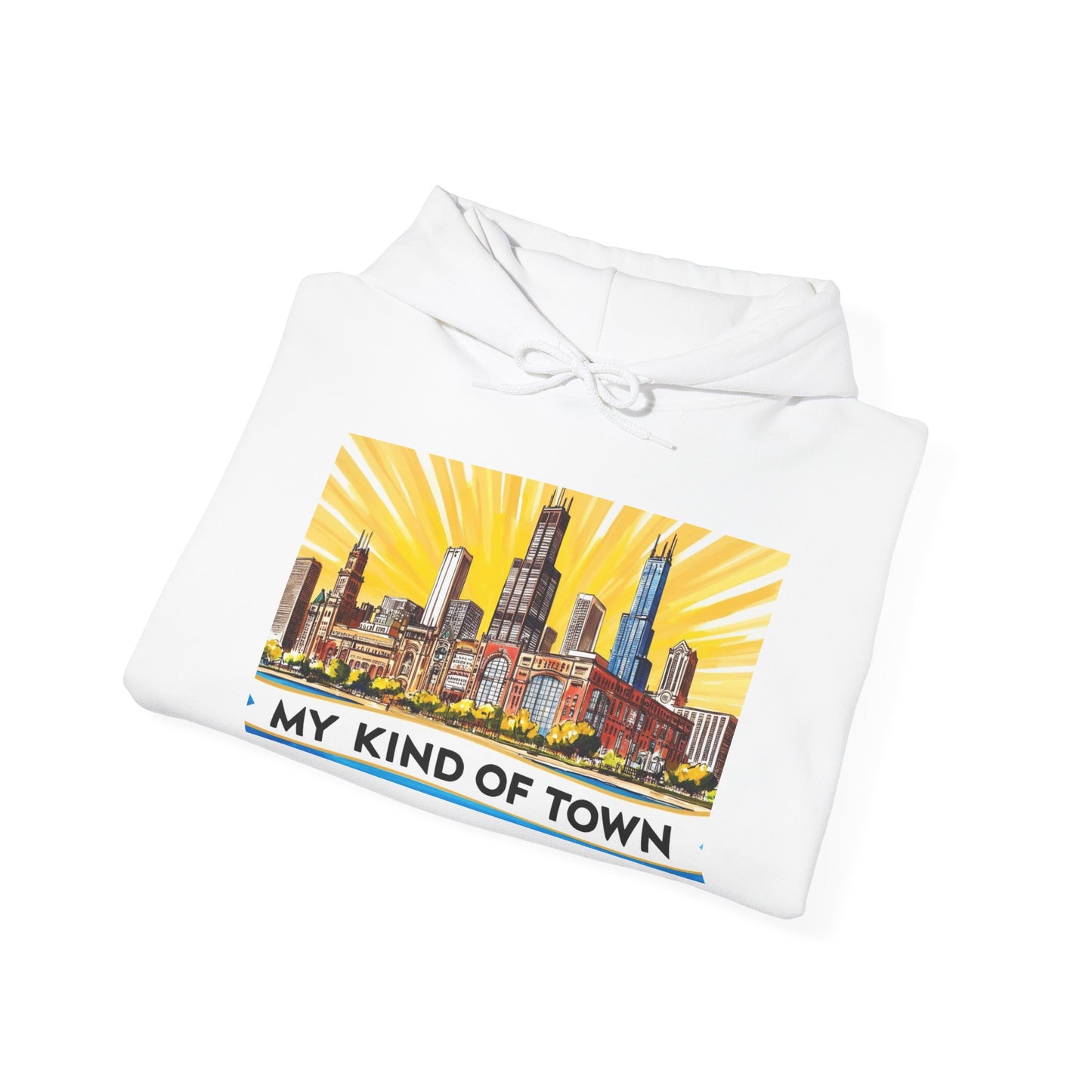 My Kind of Town Hoodie – Unisex Heavy Blend Sweater for Urban Explorers