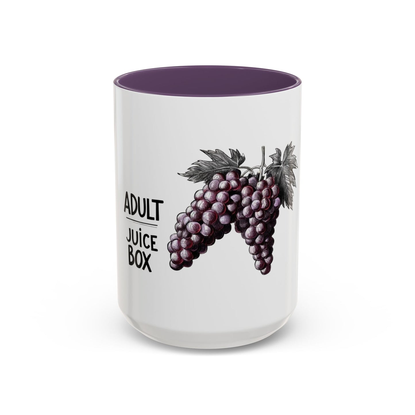 Adult Juice Box Grapes Coffee Mug - Fun & Quirky 11oz/15oz Drinkware