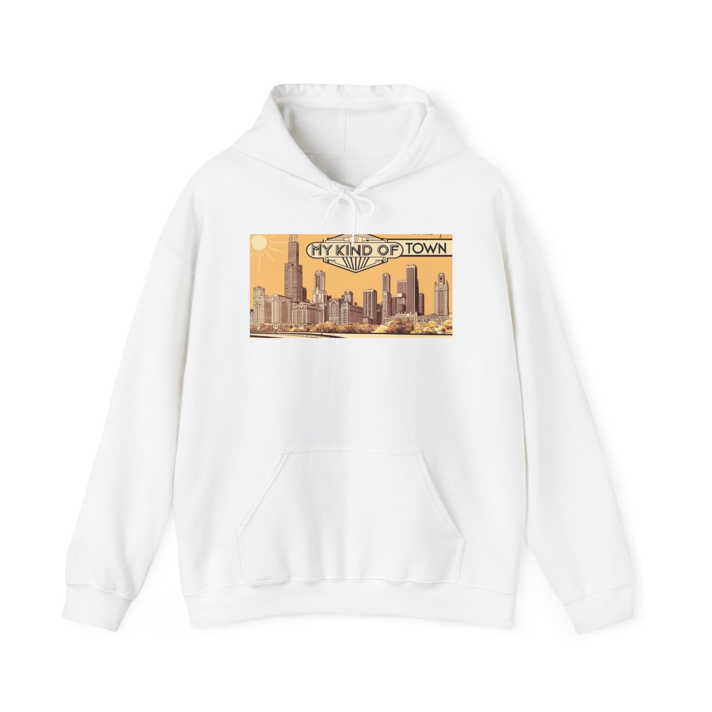My Kind of Town Unisex Hooded Sweatshirt - Cozy Urban Style for City Lovers