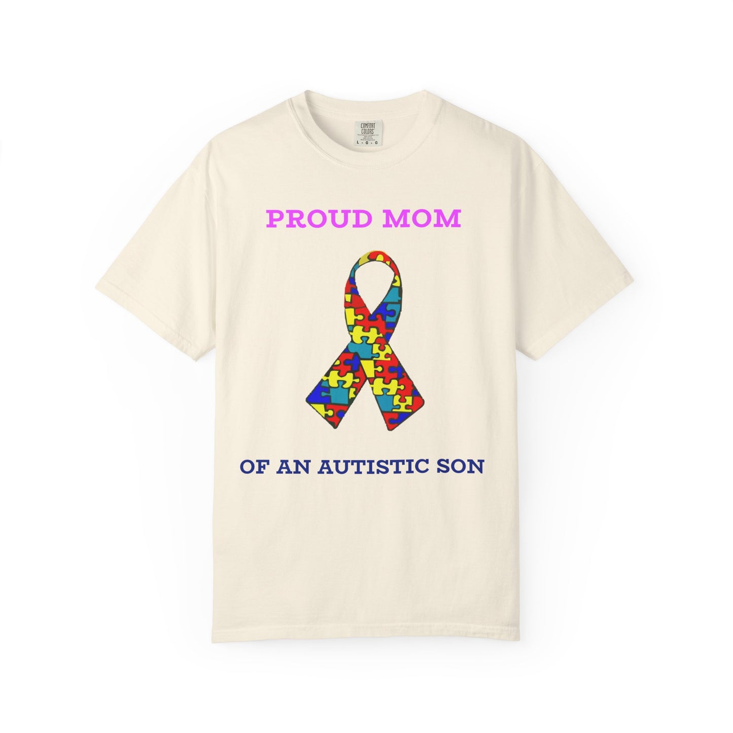 Proud Mom to an Autistic Son, Autism Awareness T-Shirt