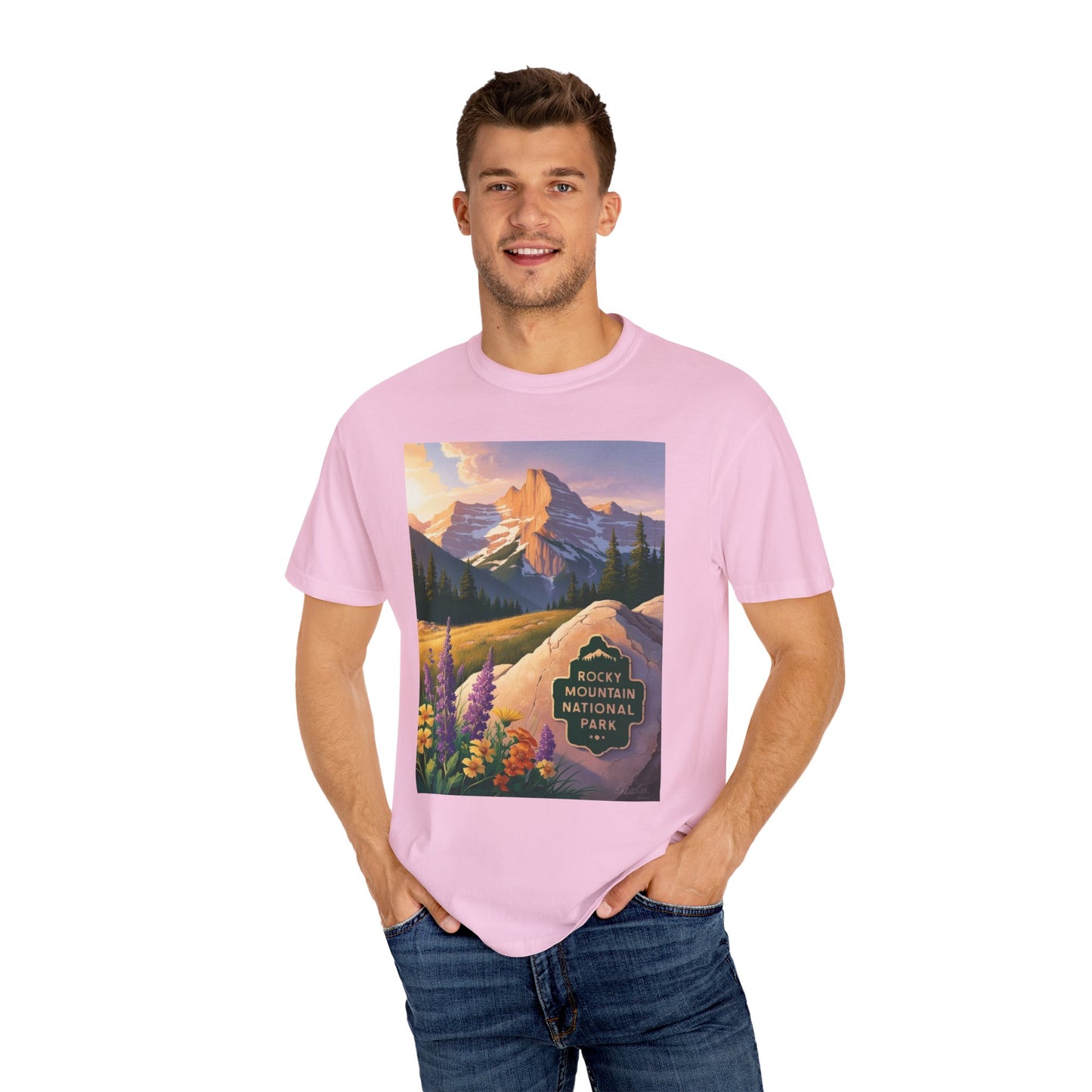 Rocky Mountain National Park T-Shirt | Unisex Garment-Dyed Tee