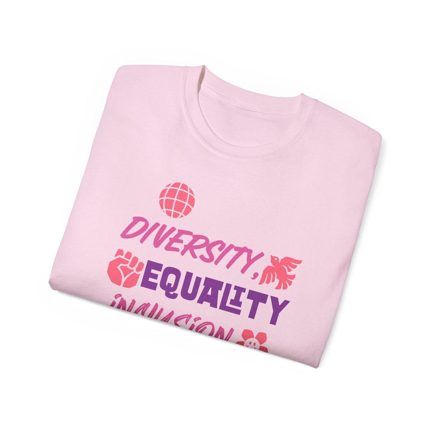 Diversity, Equality, Inclusion, Love Unisex Ultra Cotton Tee
