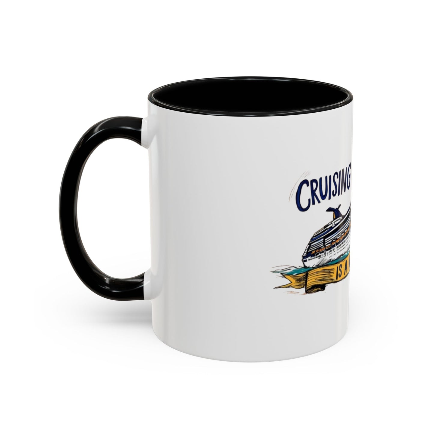 Cruising Lifestyle Accent Coffee Mug - Enjoy Your Journey with Style