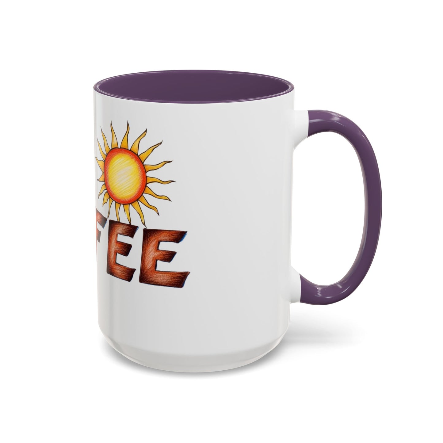 Sunny Coffee Accent Mug - 11oz & 15oz - Perfect Gift for Coffee Lovers