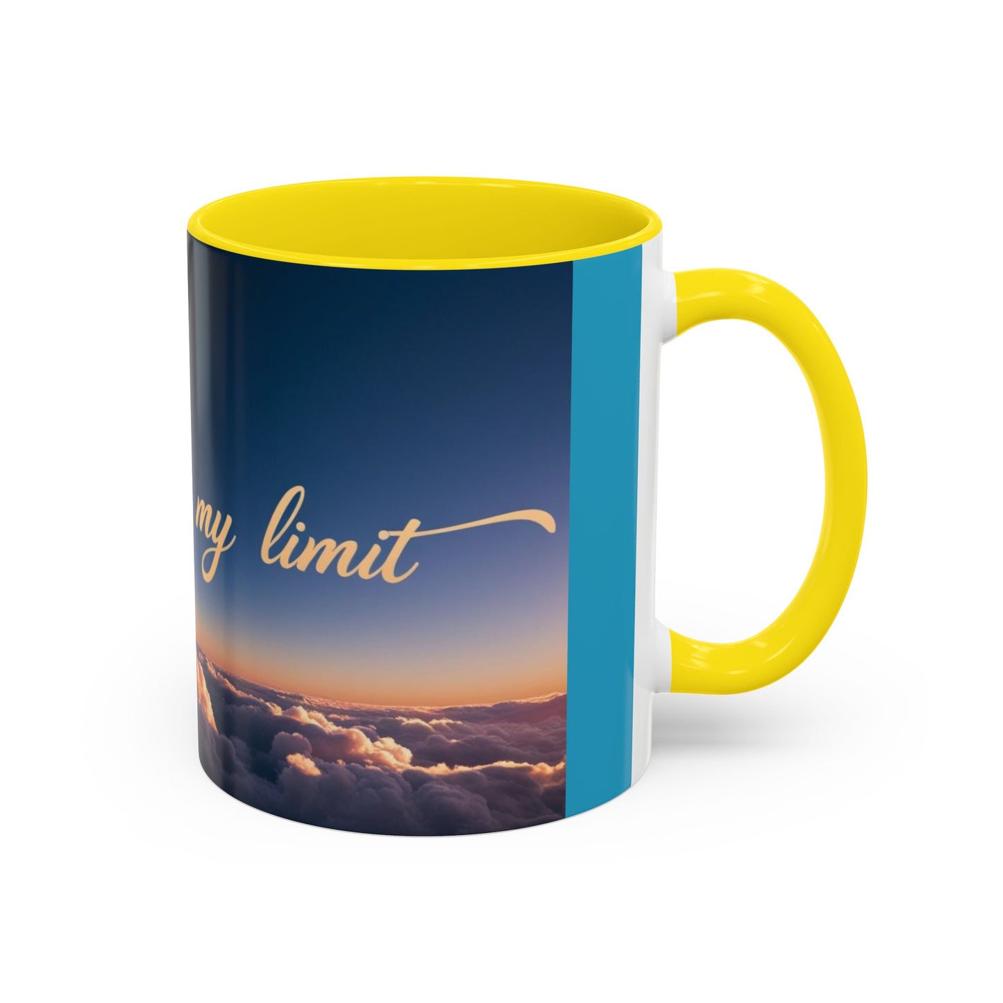 "The Sky is My Limit" Inspirational Accent Coffee Mug | | 11 & 15oz