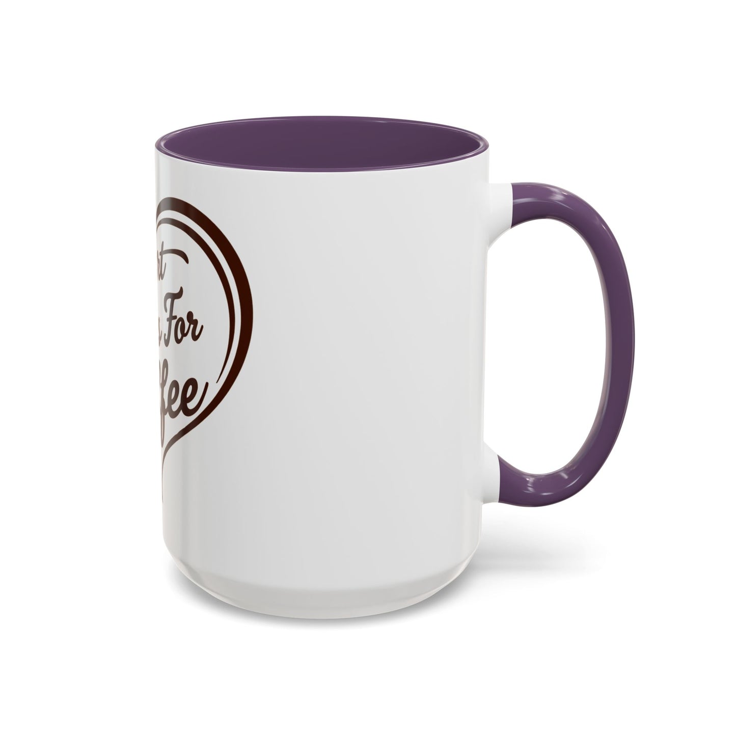 My Heart Beats For Coffee Accent Mug - 11oz & 15oz - Perfect for Coffee Lovers & Gift Giving