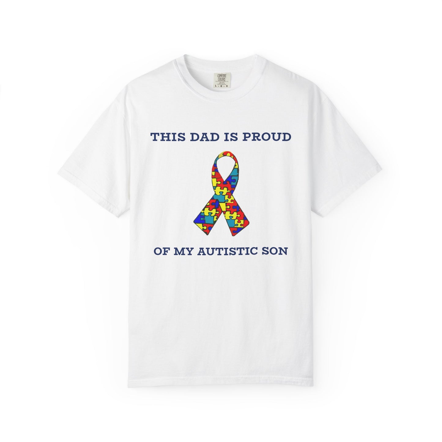 This Dad is Proud of my Autistic Son, Autism Awareness T-Shirt
