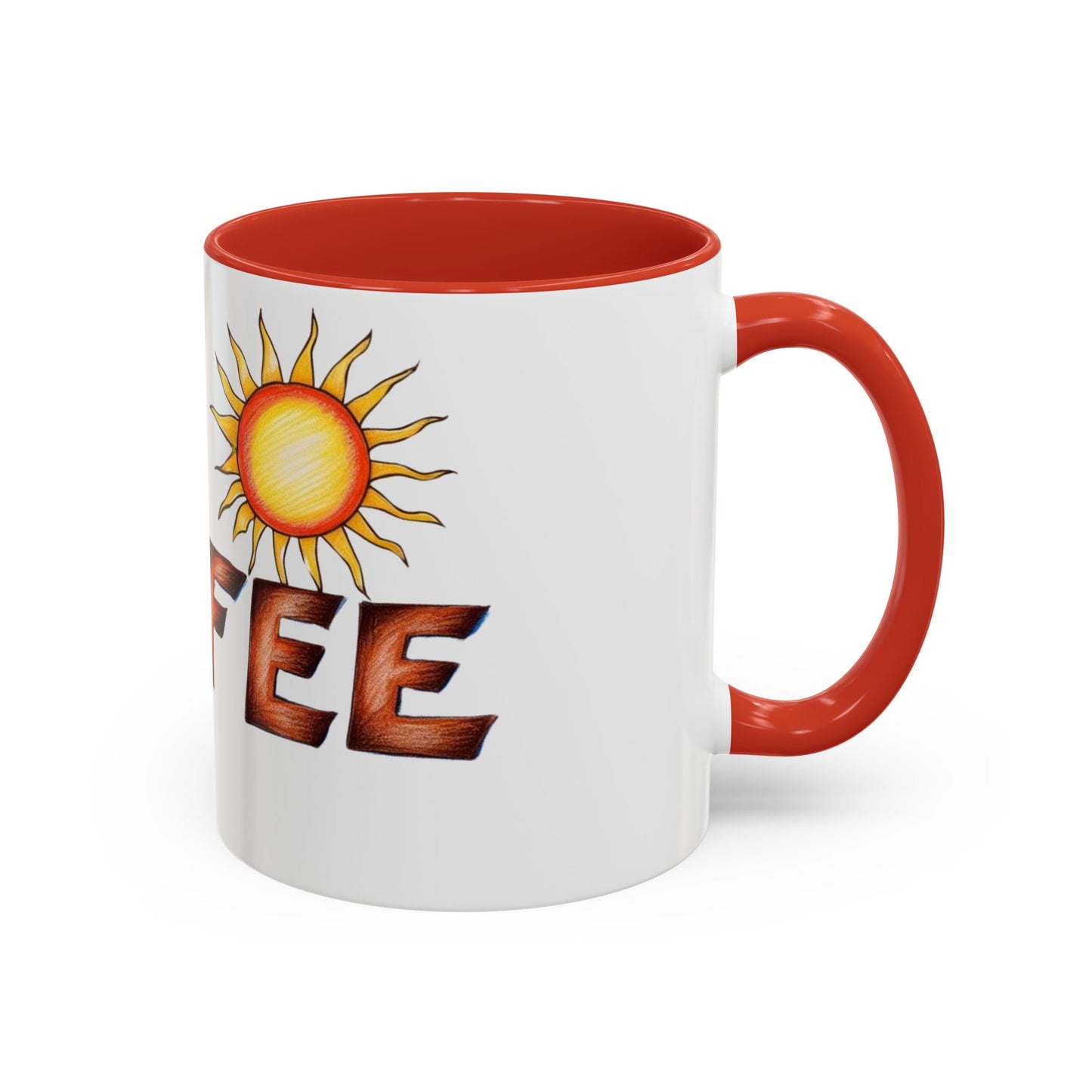 Sunny Coffee Accent Mug - 11oz & 15oz - Perfect Gift for Coffee Lovers