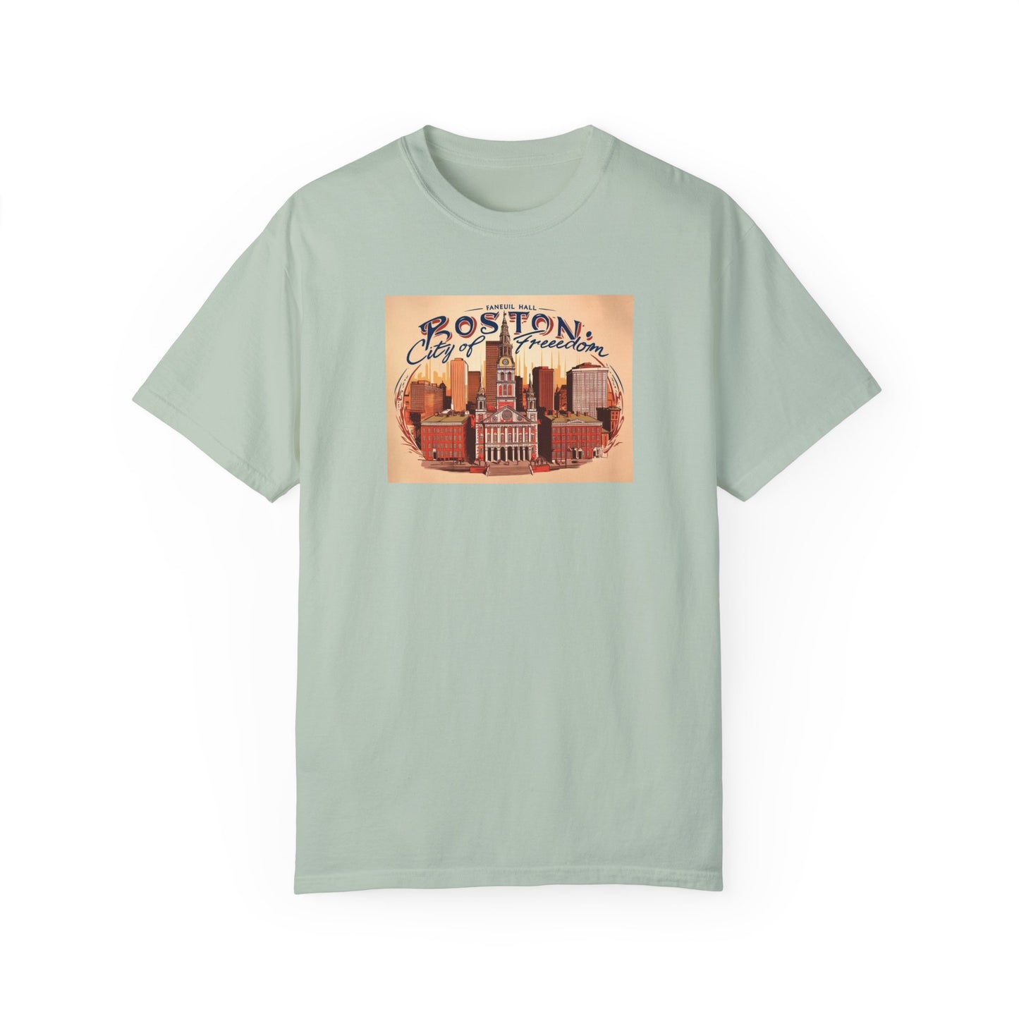 Boston City of Freedom Unisex T-Shirt - Vintage Style Graphic Tee