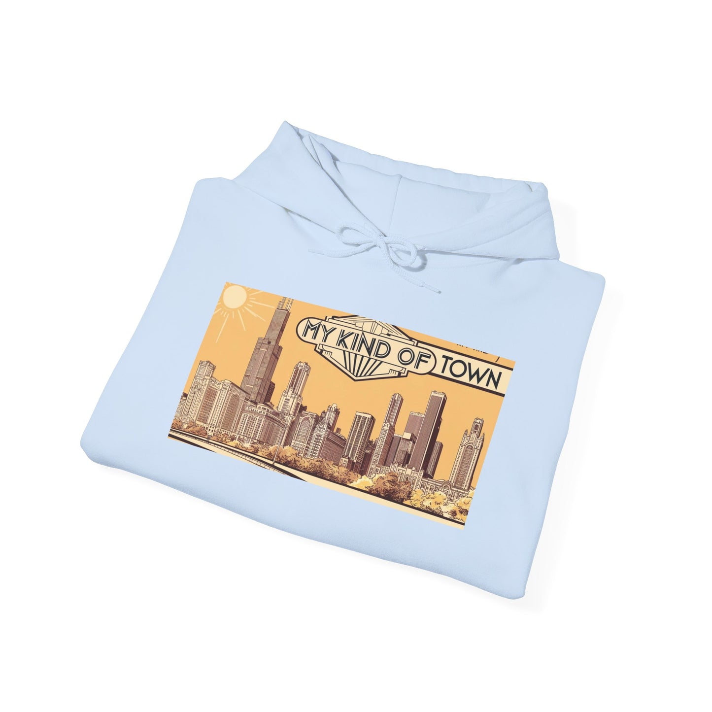 My Kind of Town Unisex Hooded Sweatshirt - Cozy Urban Style for City Lovers