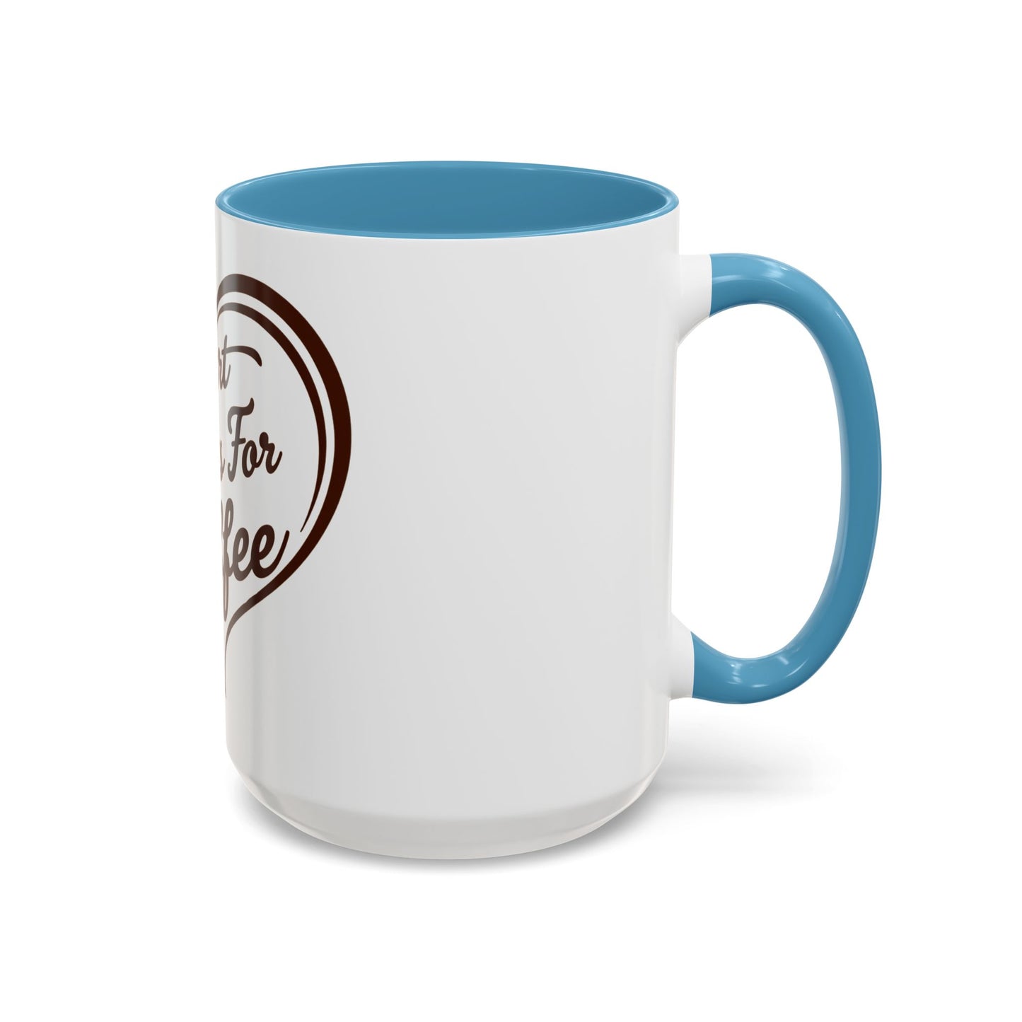 My Heart Beats For Coffee Accent Mug - 11oz & 15oz - Perfect for Coffee Lovers & Gift Giving