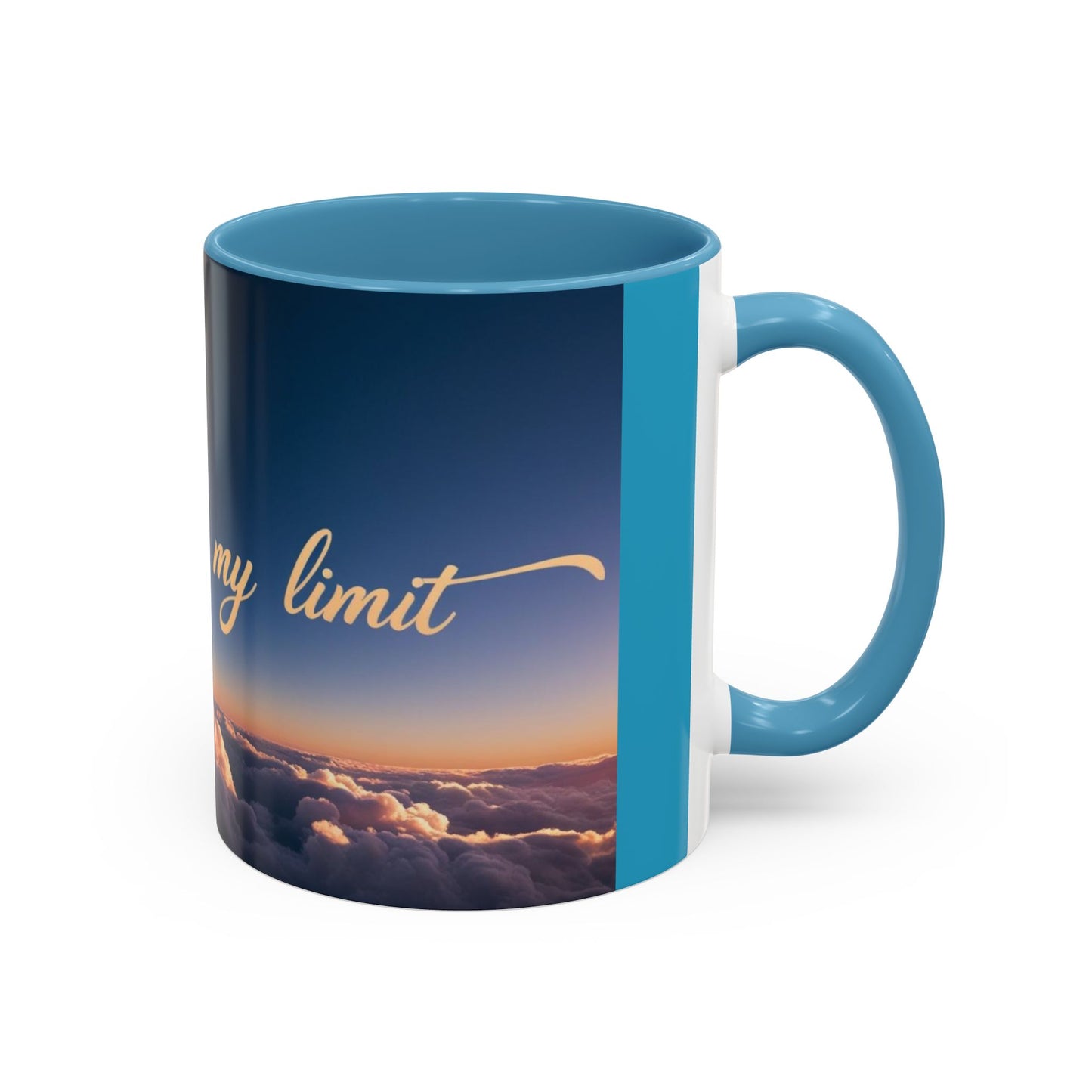 "The Sky is My Limit" Inspirational Accent Coffee Mug | | 11 & 15oz