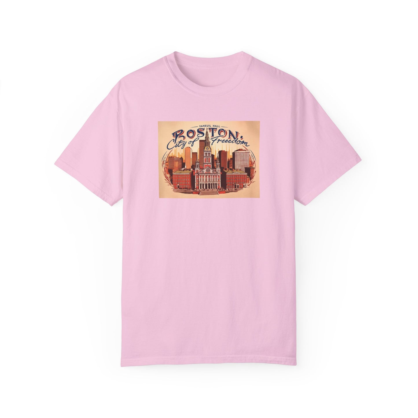 Boston City of Freedom Unisex T-Shirt - Vintage Style Graphic Tee