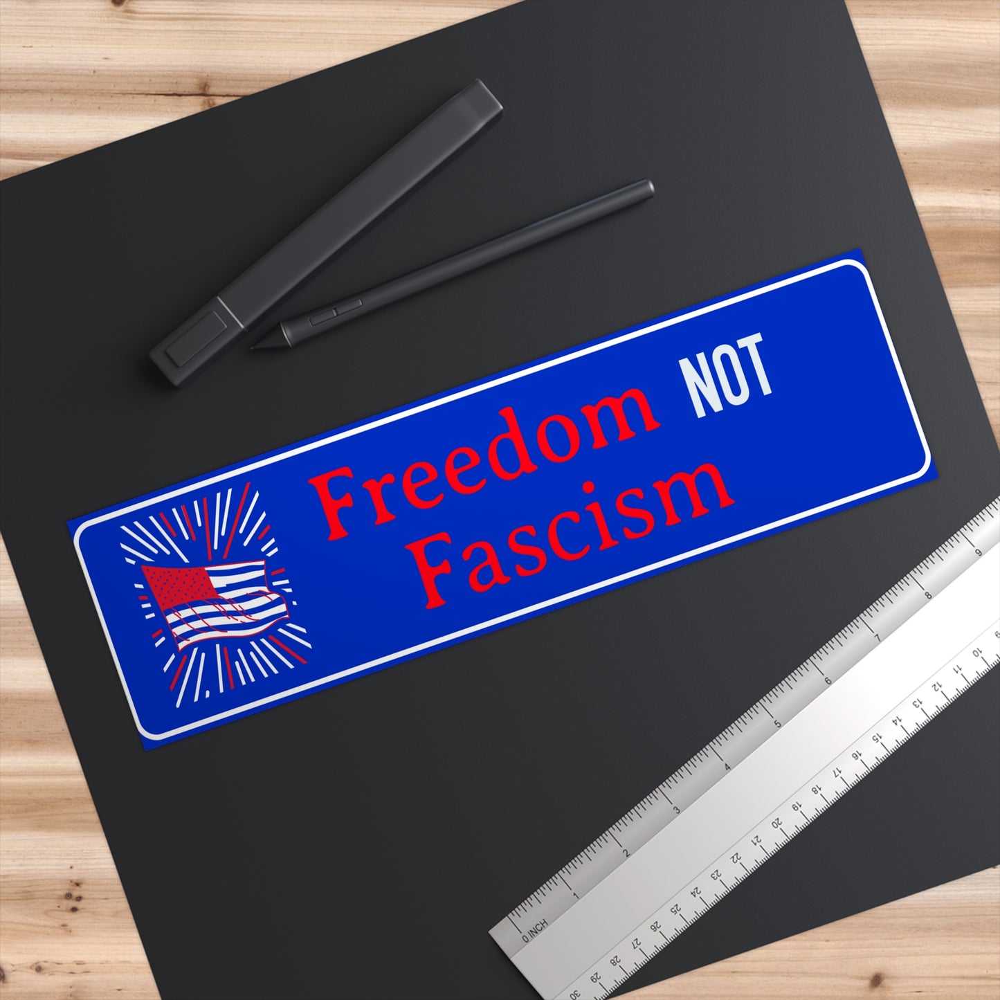 Freedom Not Fascism Bumper Stickers