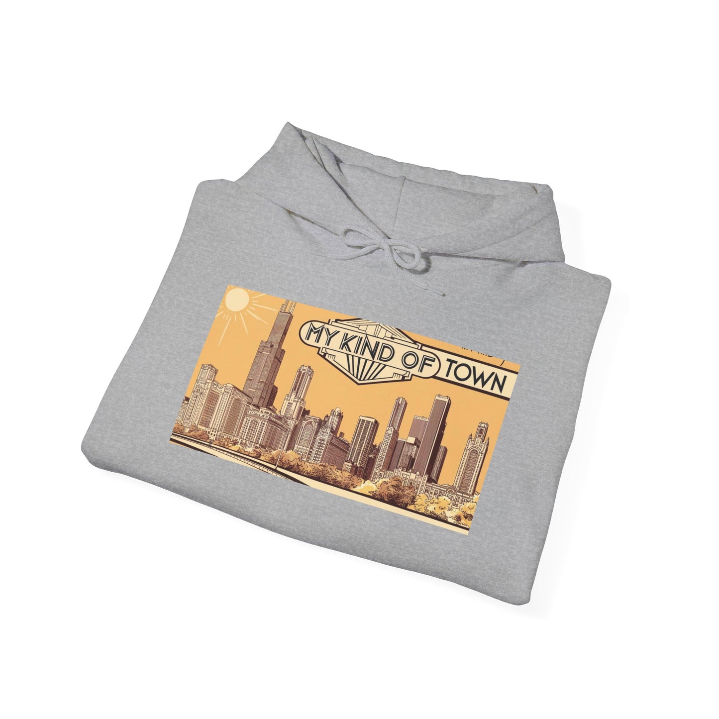 My Kind of Town Unisex Hooded Sweatshirt - Cozy Urban Style for City Lovers