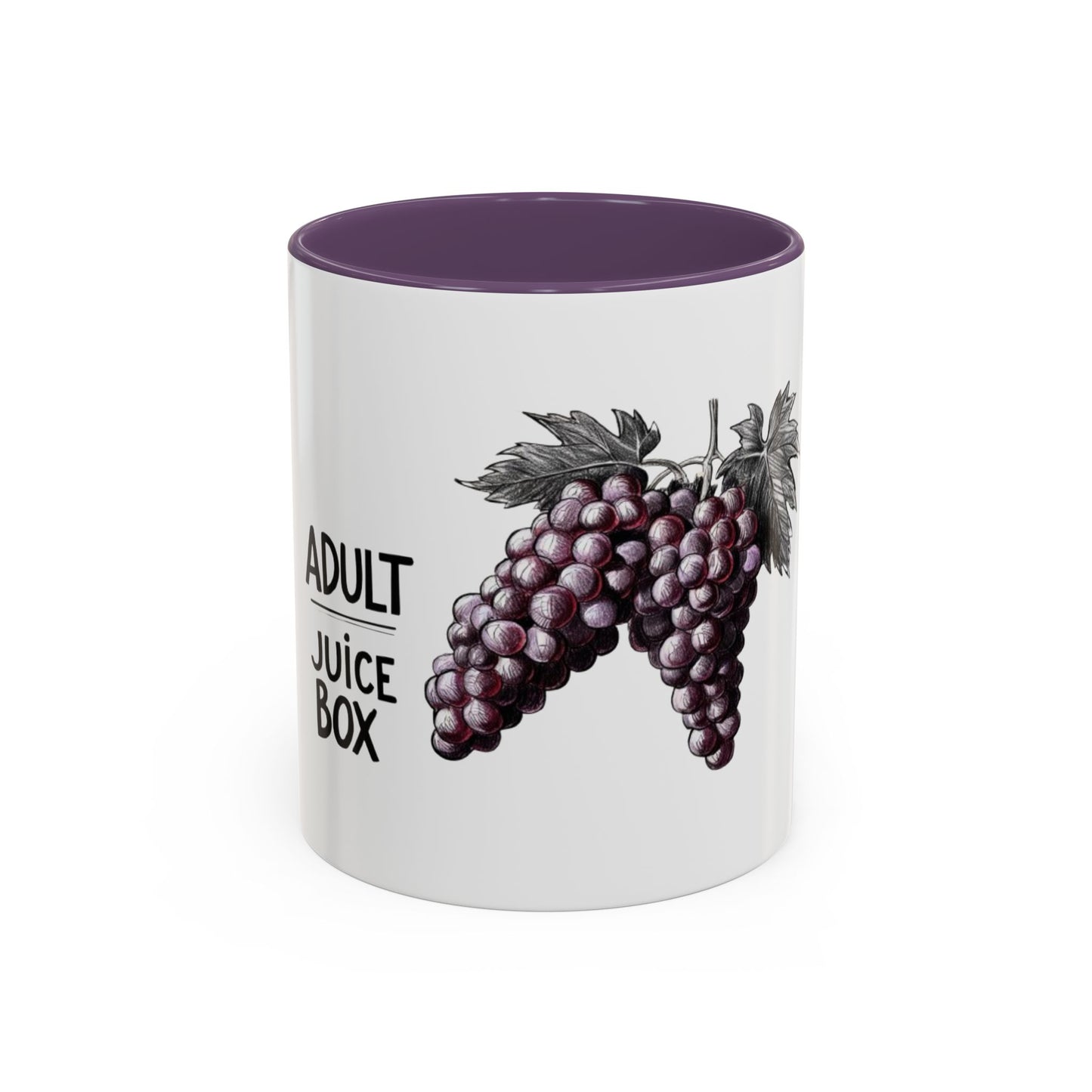Adult Juice Box Grapes Coffee Mug - Fun & Quirky 11oz/15oz Drinkware