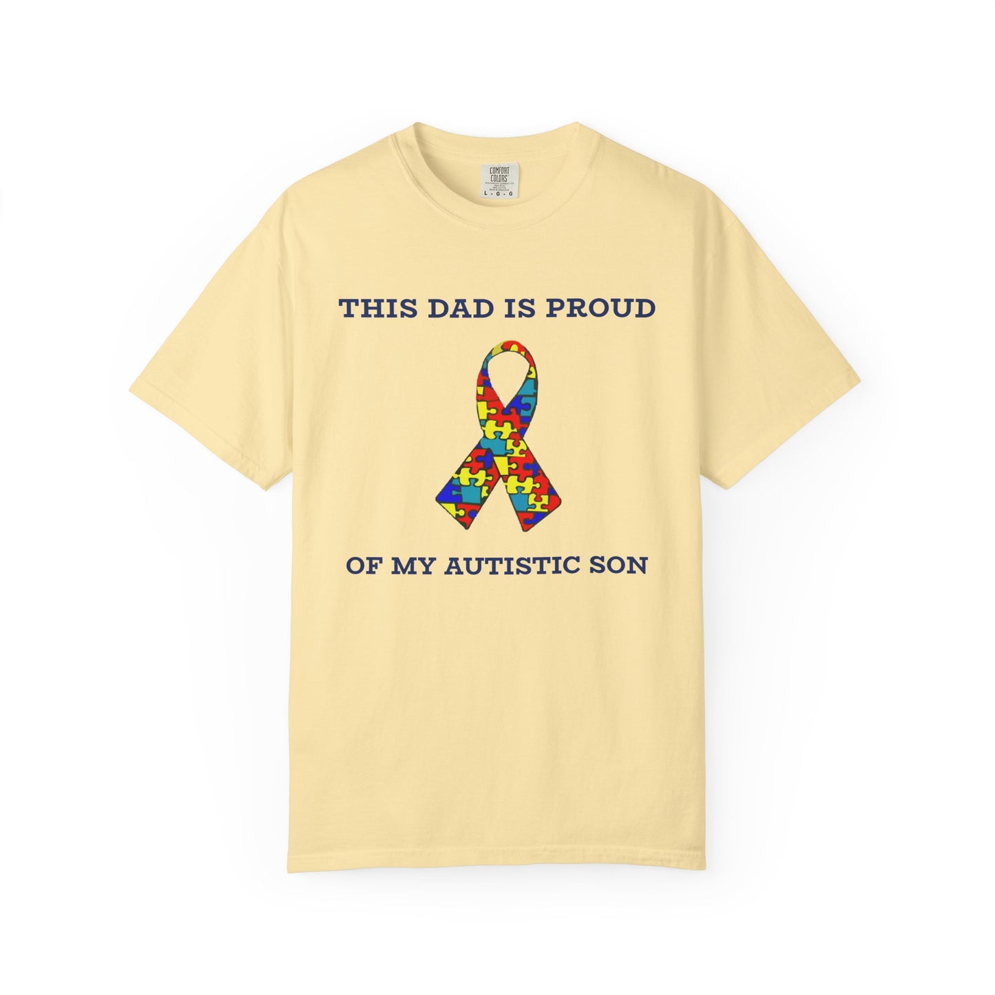 This Dad is Proud of my Autistic Son, Autism Awareness T-Shirt