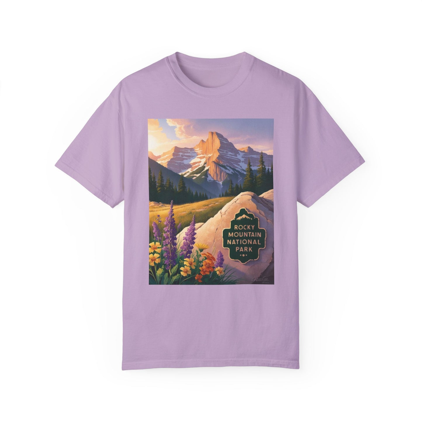 Rocky Mountain National Park T-Shirt | Unisex Garment-Dyed Tee