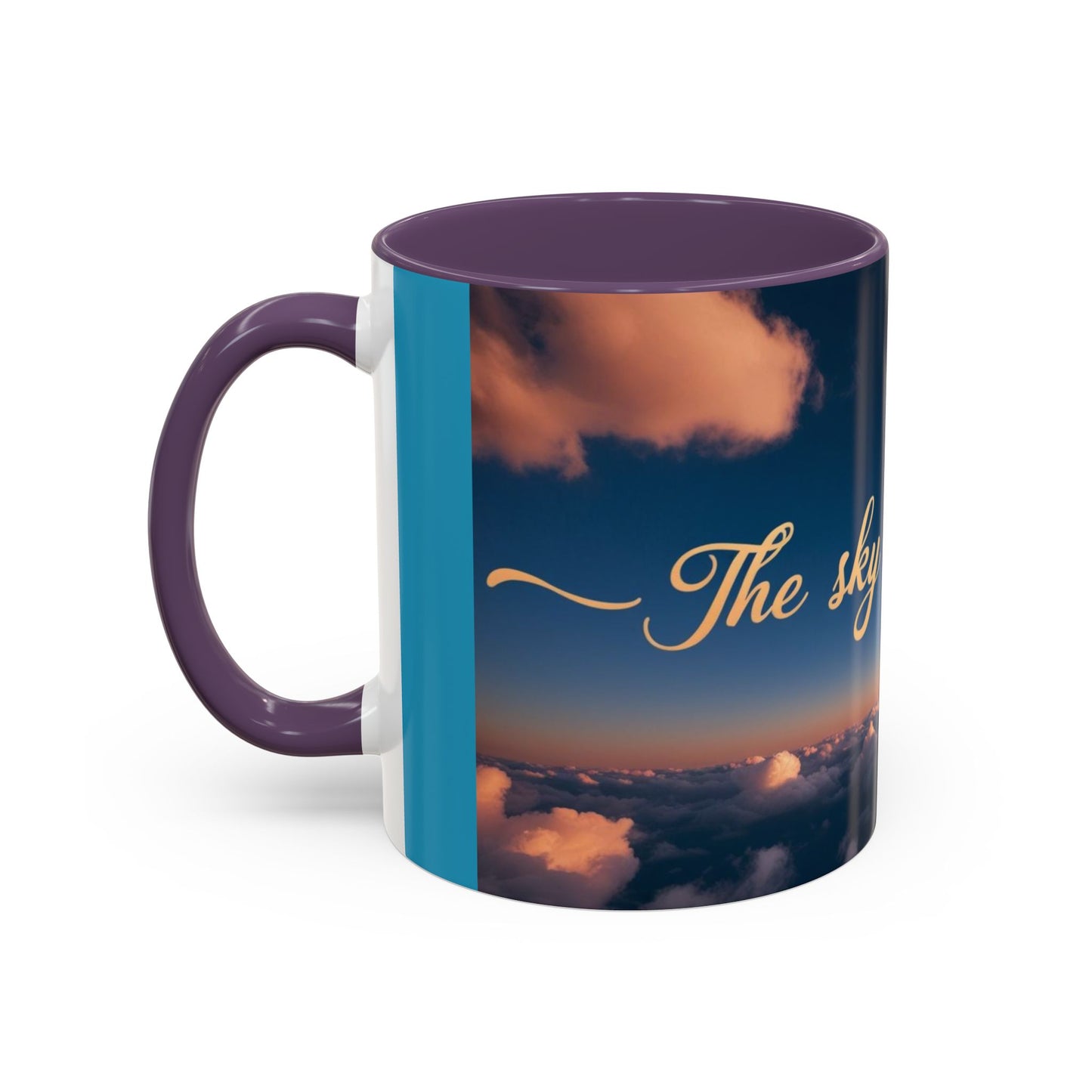 "The Sky is My Limit" Inspirational Accent Coffee Mug | | 11 & 15oz