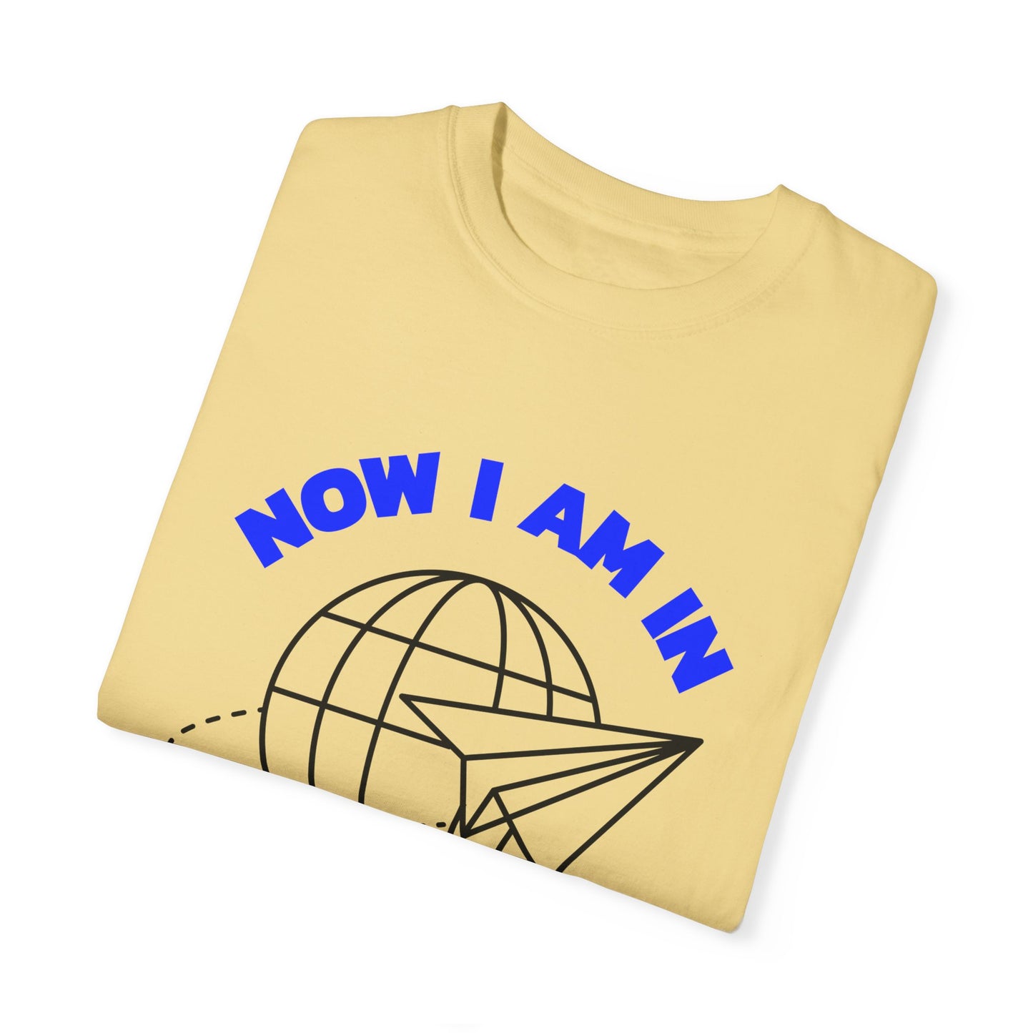 Airplane Mode Unisex Garment-Dyed T-Shirt – Travel Ready Tee