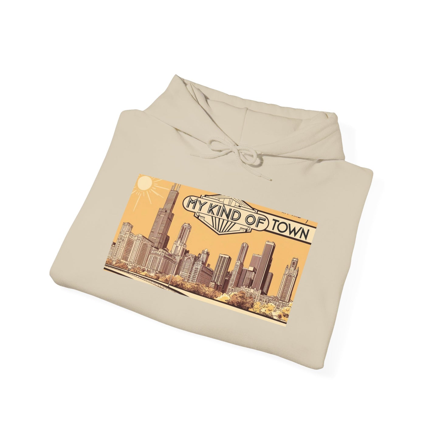 My Kind of Town Unisex Hooded Sweatshirt - Cozy Urban Style for City Lovers