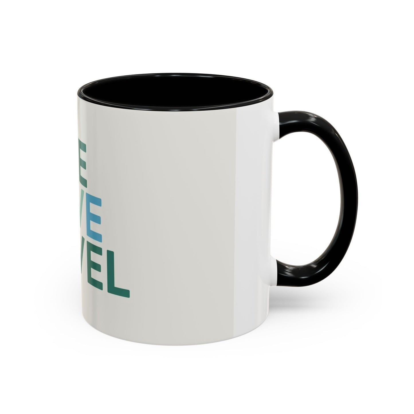 Inspirational Travel Coffee Mug - Live Love Travel Design