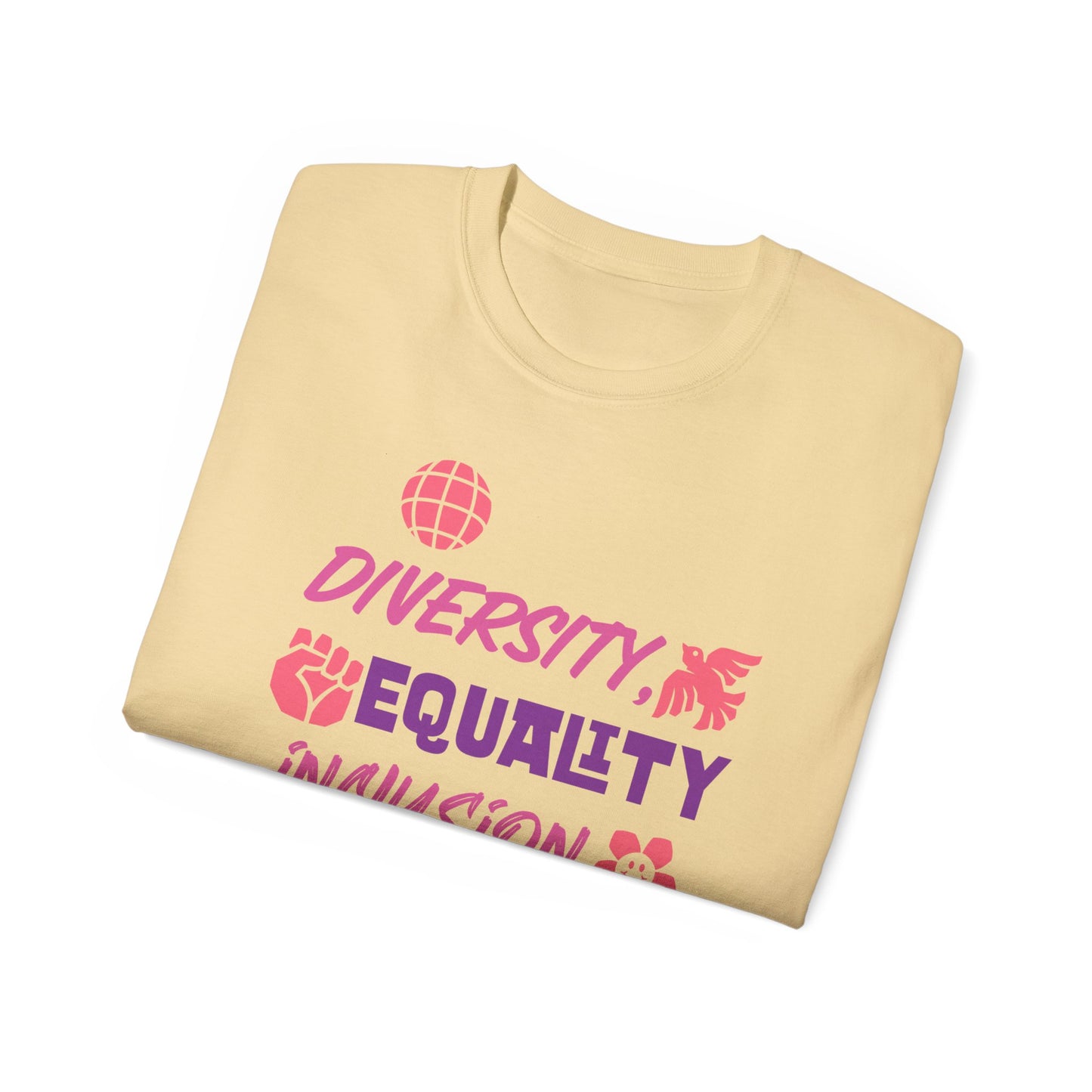 Diversity, Equality, Inclusion, Love Unisex Ultra Cotton Tee