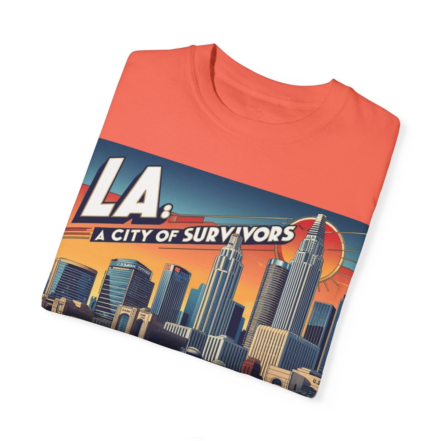 LA City of Survivors T-Shirt | Unisex Garment-Dyed Tee