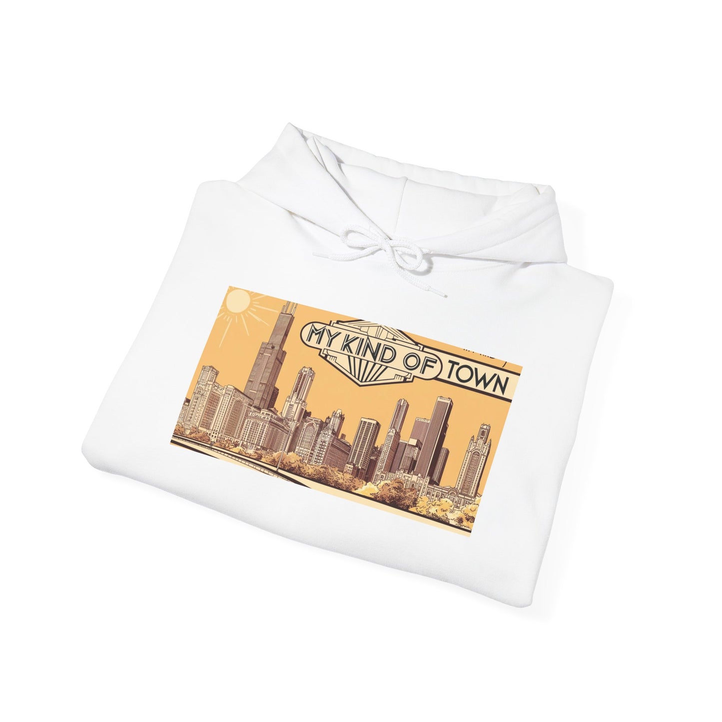 My Kind of Town Unisex Hooded Sweatshirt - Cozy Urban Style for City Lovers