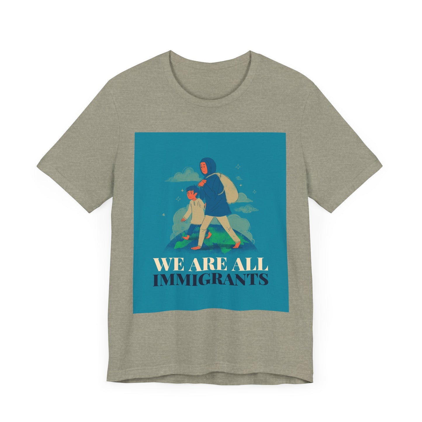 We Are All Immigrants Unisex Jersey Short Sleeve Tee