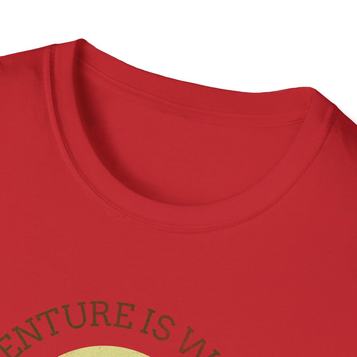 Adventure Awaits Alaska Unisex Softstyle T-Shirt - Nature Explorer Tee