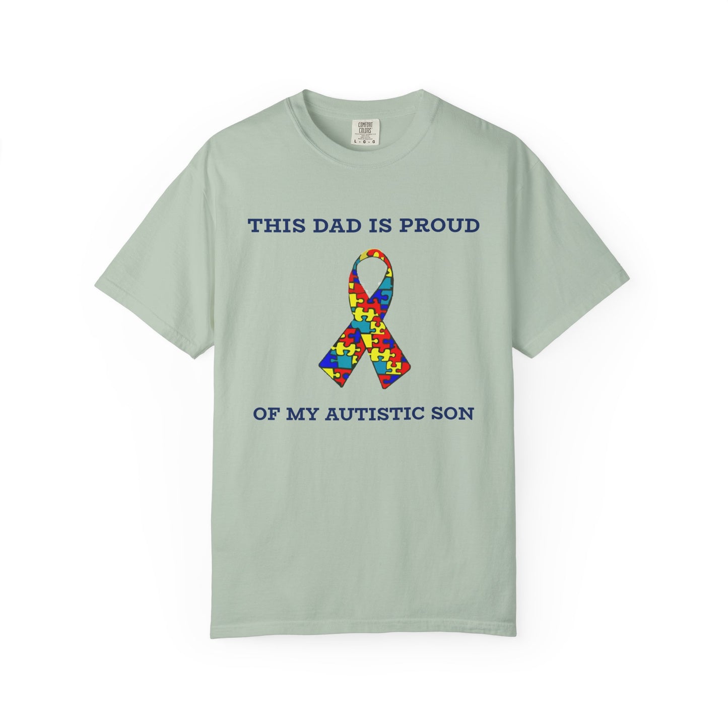 This Dad is Proud of my Autistic Son, Autism Awareness T-Shirt