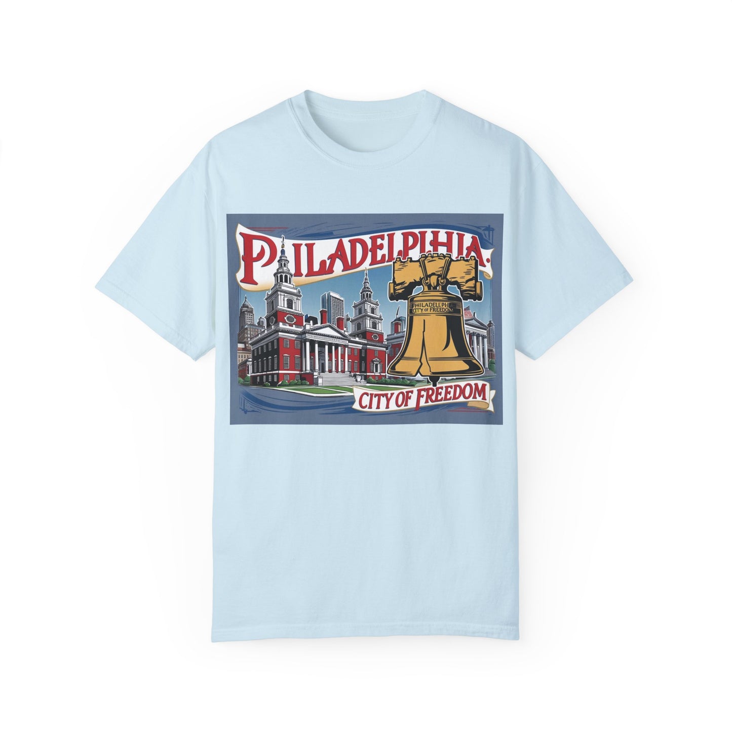 Philadelphia City of Freedom Unisex Garment-Dyed T-Shirt