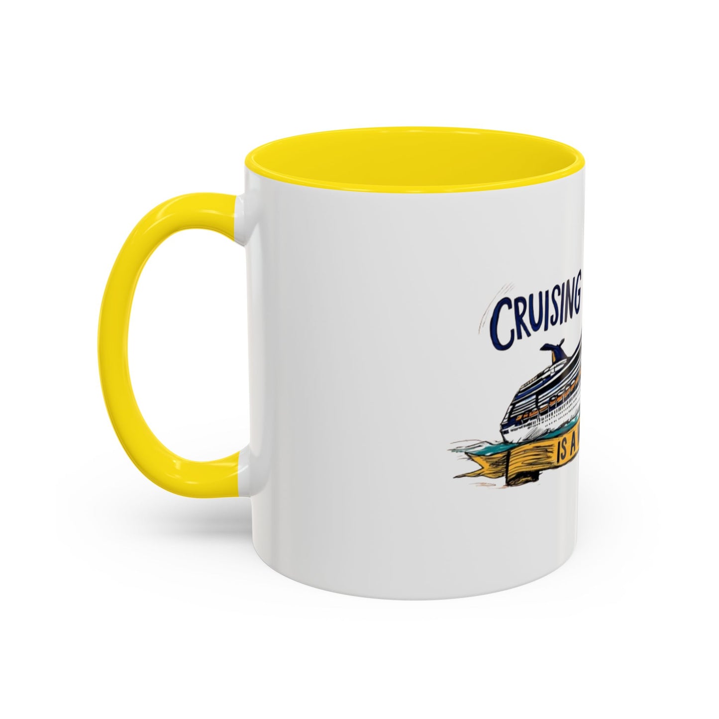 Cruising Lifestyle Accent Coffee Mug - Enjoy Your Journey with Style