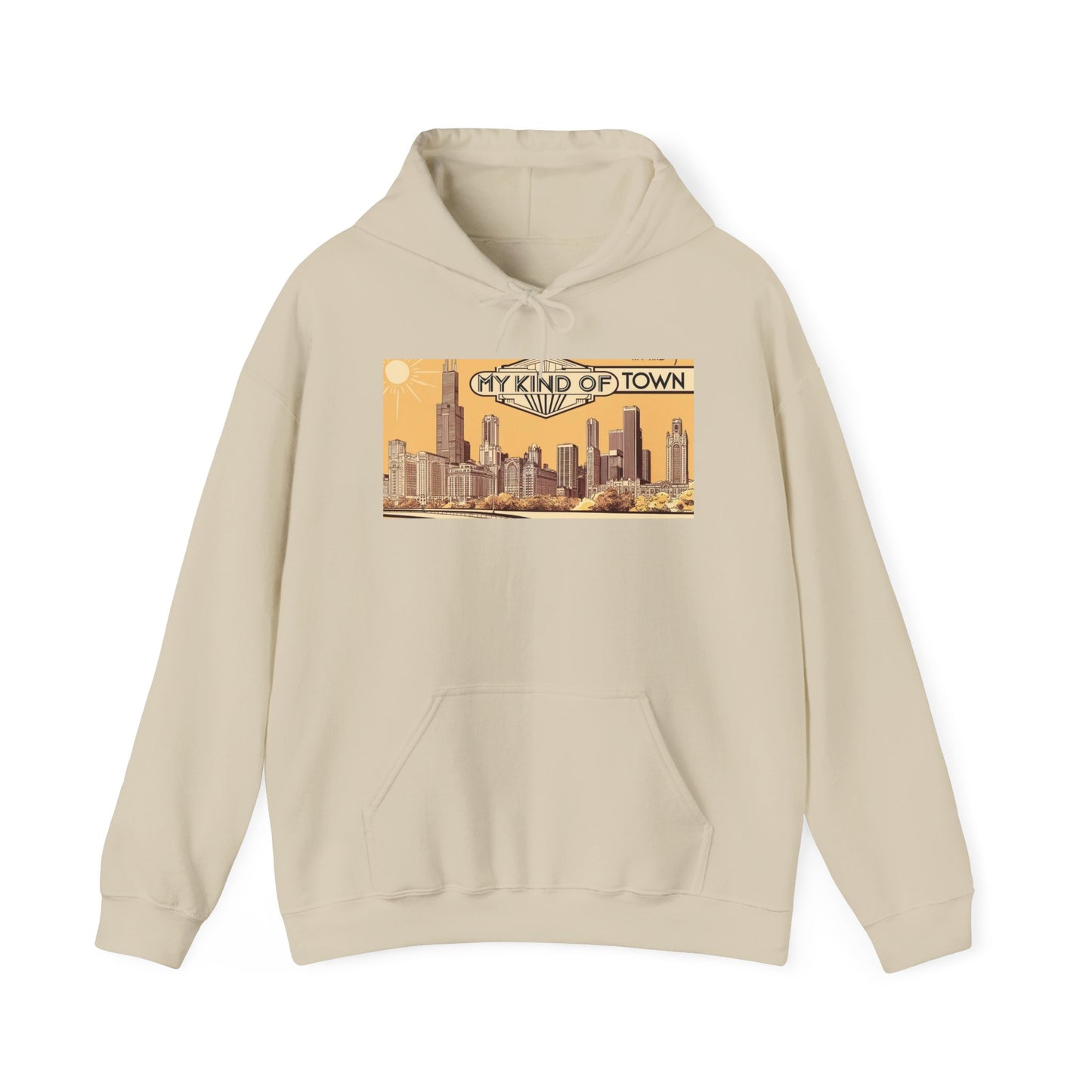 My Kind of Town Unisex Hooded Sweatshirt - Cozy Urban Style for City Lovers
