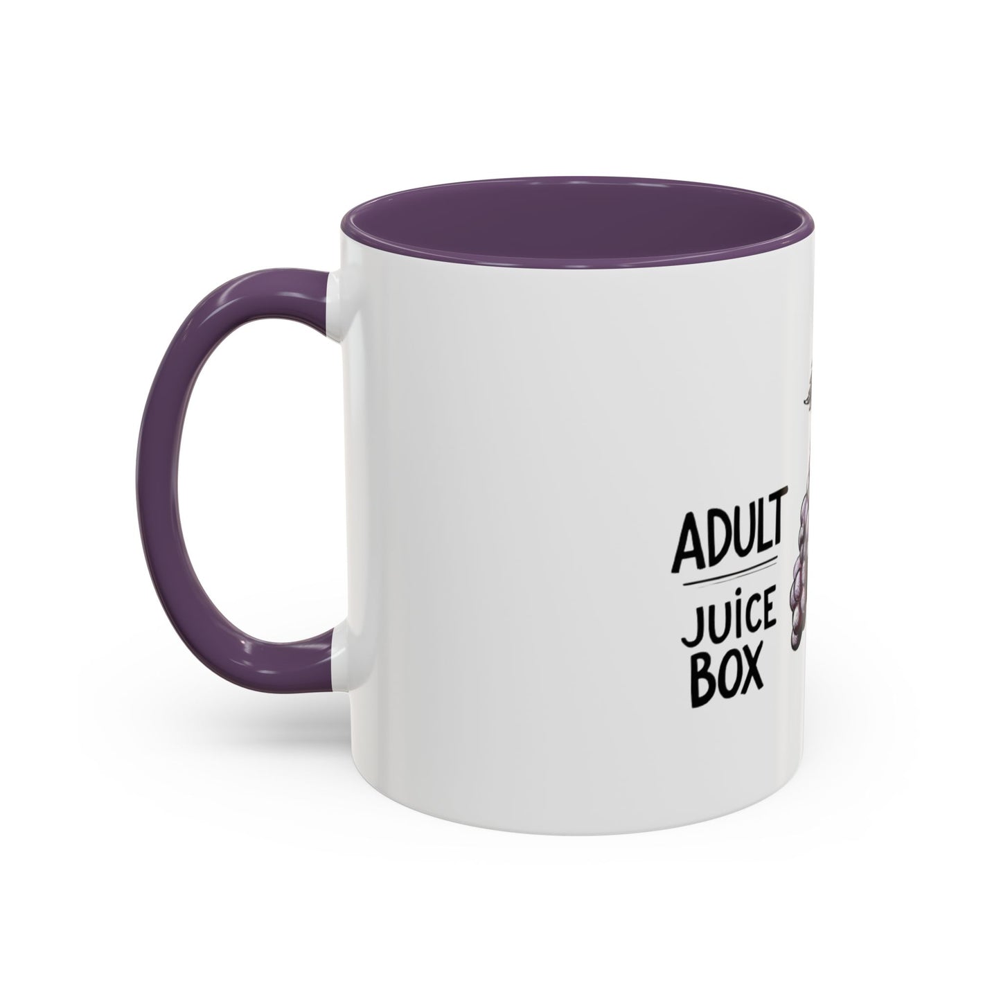 Adult Juice Box Grapes Coffee Mug - Fun & Quirky 11oz/15oz Drinkware