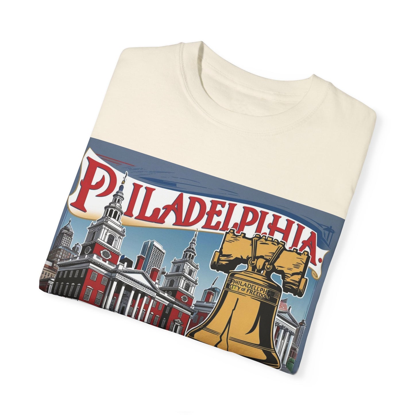 Philadelphia City of Freedom Unisex Garment-Dyed T-Shirt