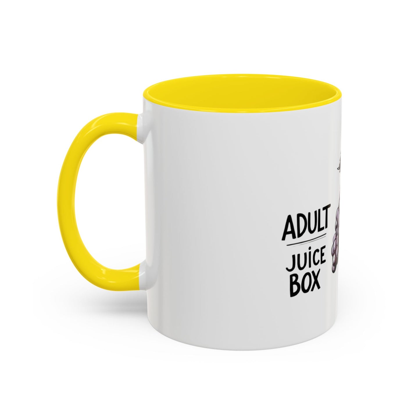 Adult Juice Box Grapes Coffee Mug - Fun & Quirky 11oz/15oz Drinkware