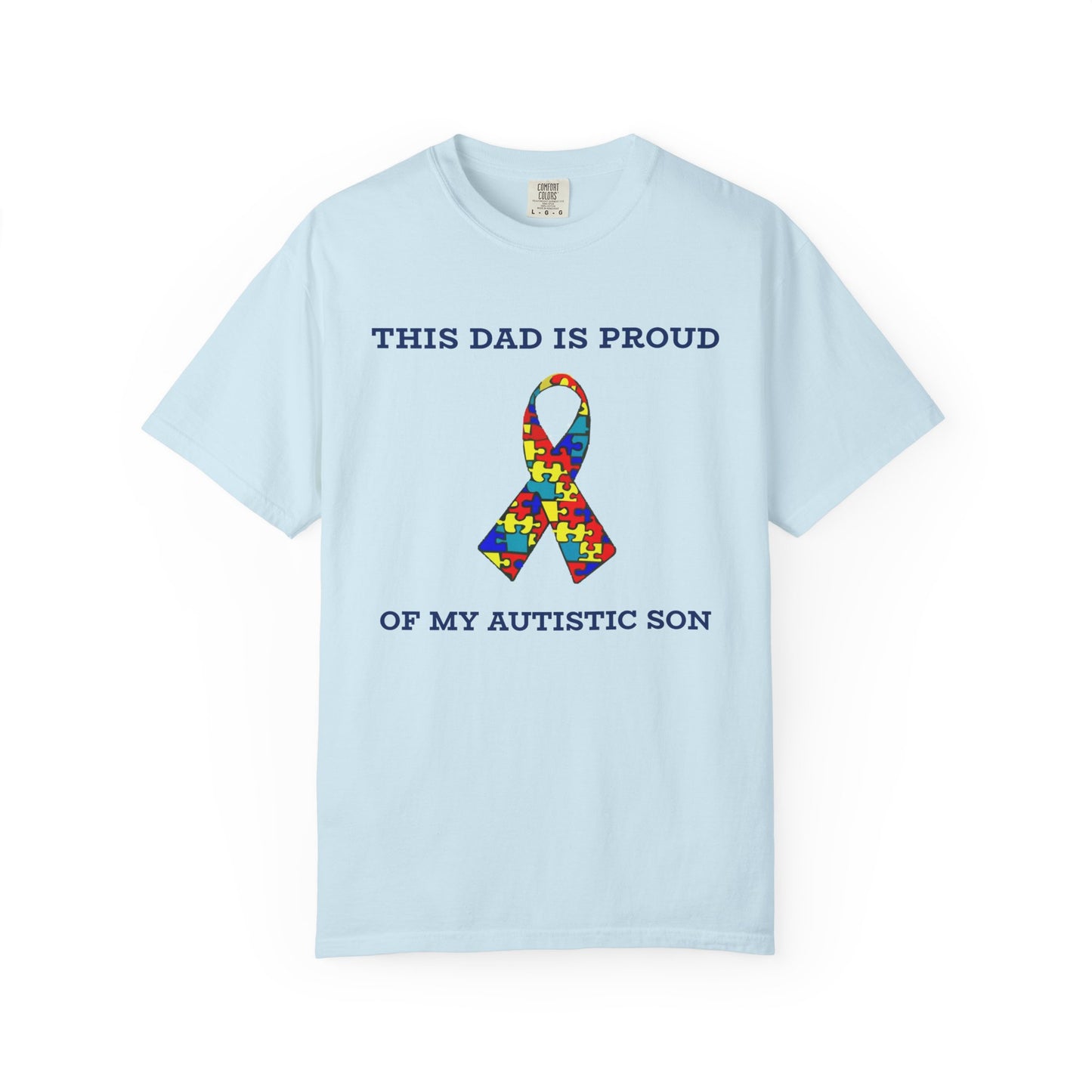 This Dad is Proud of my Autistic Son, Autism Awareness T-Shirt