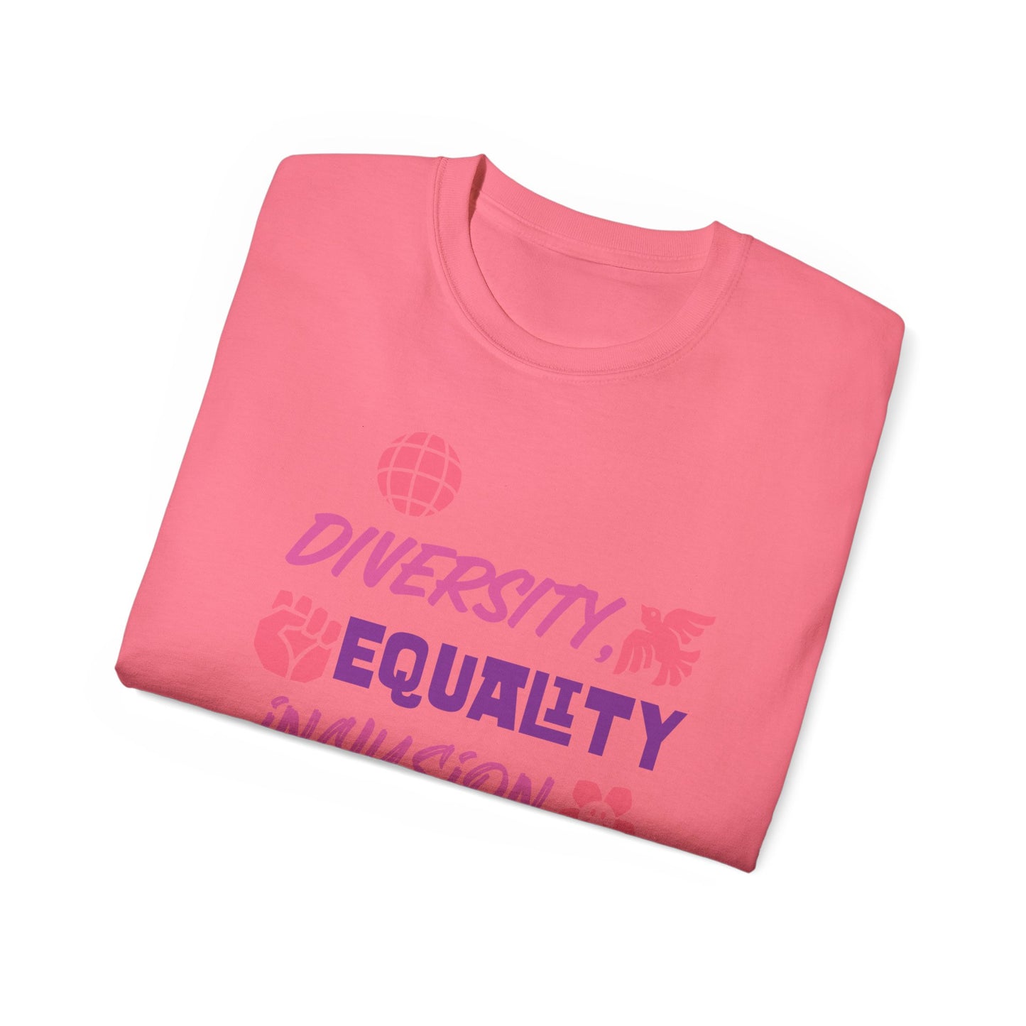 Diversity, Equality, Inclusion, Love Unisex Ultra Cotton Tee