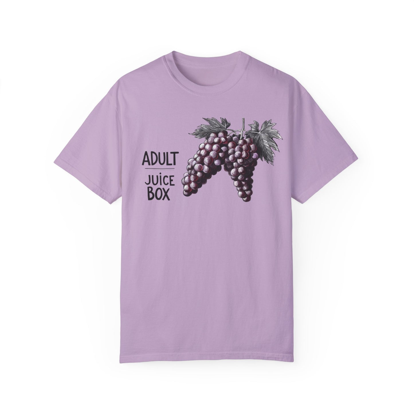 Adult Juice Box Unisex Garment-Dyed T-Shirt - Fun & Playful Graphic Tee