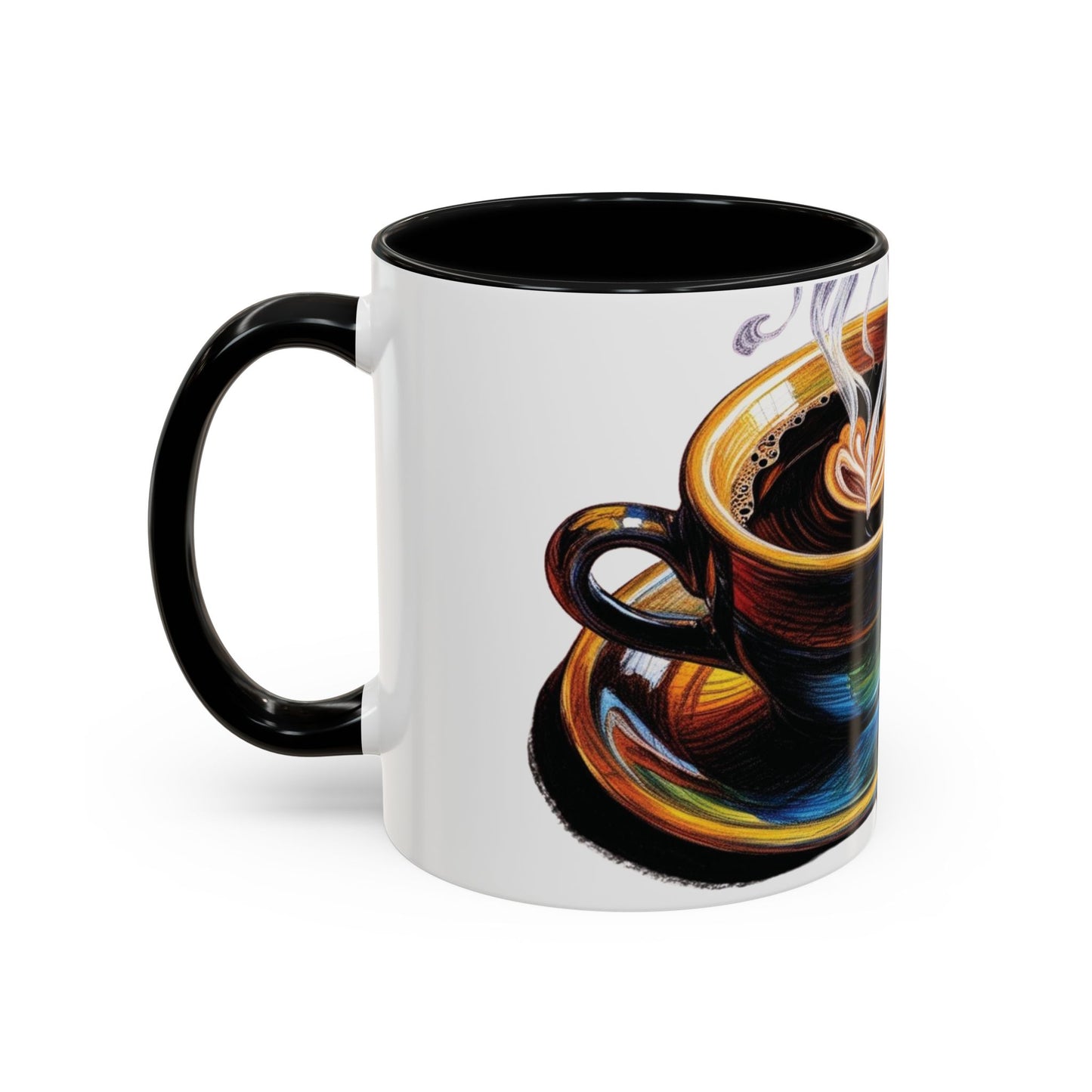 First Coffee, Then Everything Else Accent Mug – Stylish 11/15oz Coffee Cup for Coffee Lovers