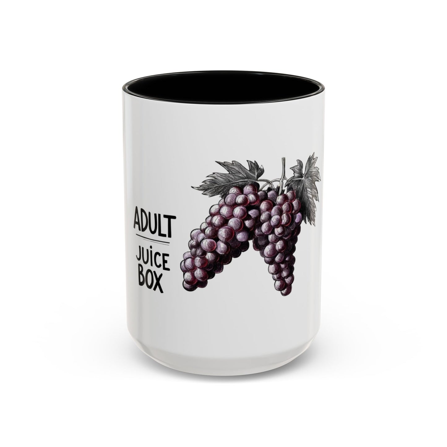 Adult Juice Box Grapes Coffee Mug - Fun & Quirky 11oz/15oz Drinkware