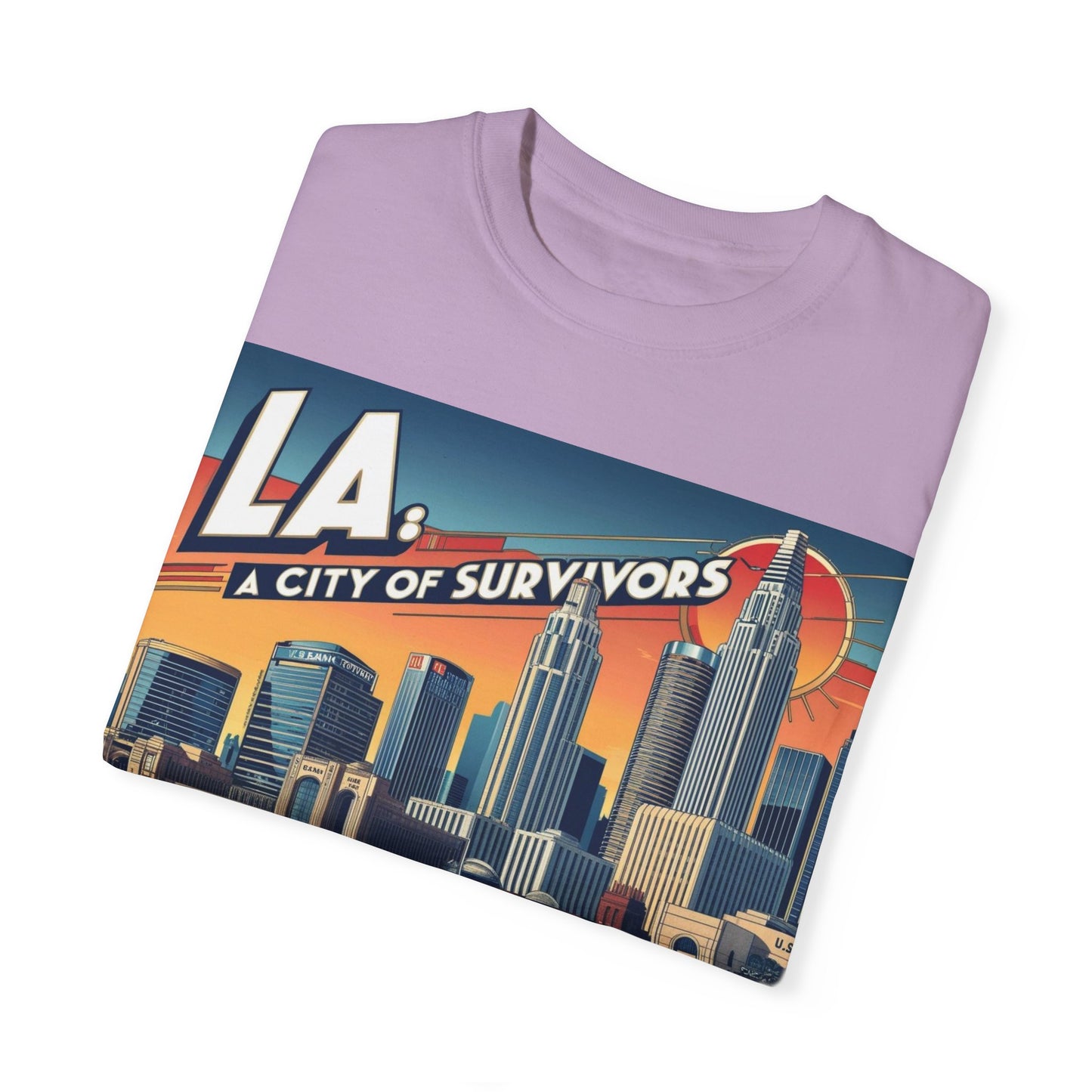 LA City of Survivors T-Shirt | Unisex Garment-Dyed Tee