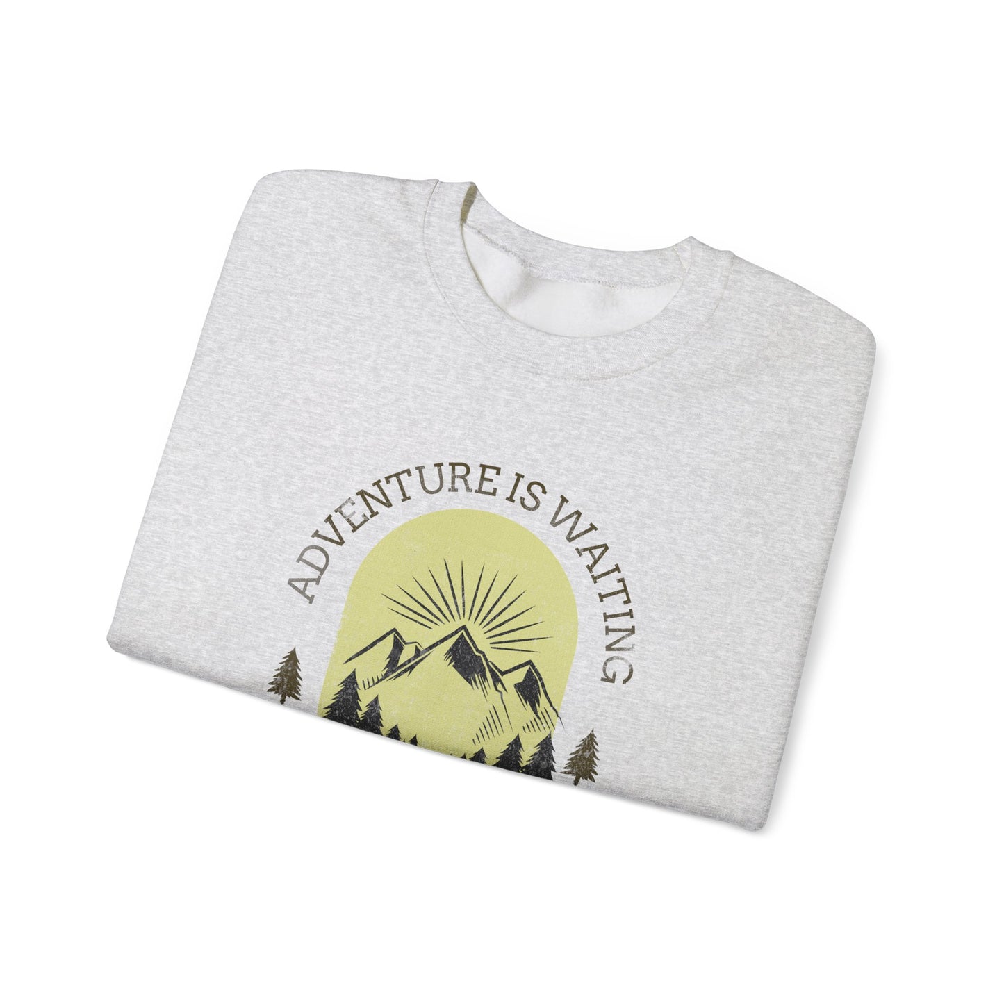 Adventure Awaits Alaska Sweatshirt - Unisex Heavy Blend™ Crewneck