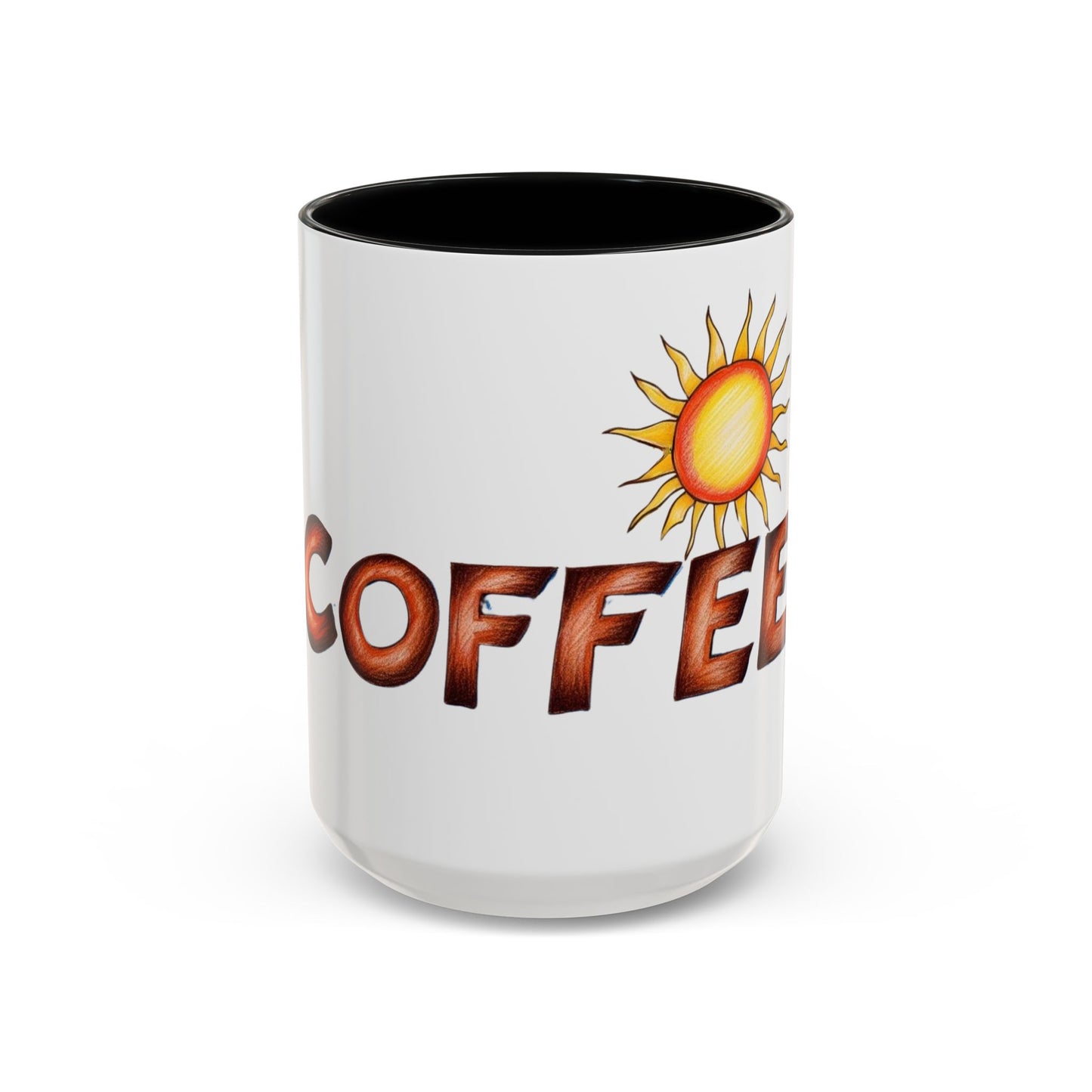 Sunny Coffee Accent Mug - 11oz & 15oz - Perfect Gift for Coffee Lovers