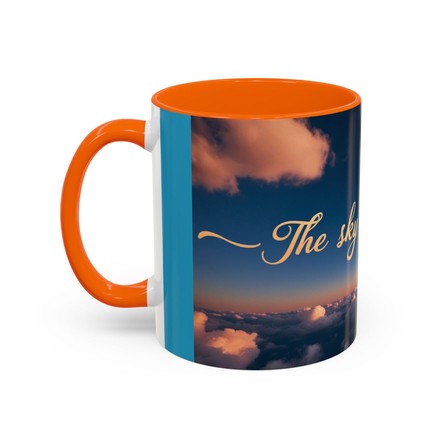 "The Sky is My Limit" Inspirational Accent Coffee Mug | | 11 & 15oz