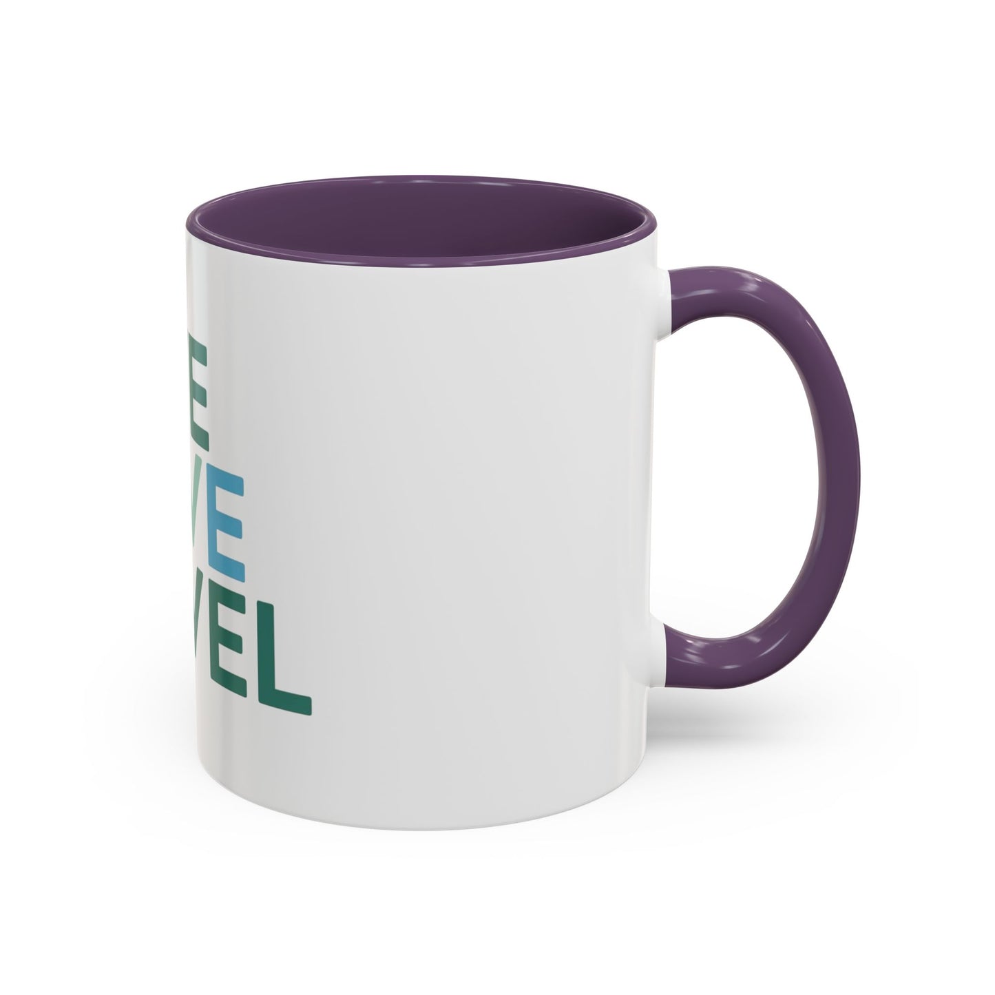 Inspirational Travel Coffee Mug - Live Love Travel Design