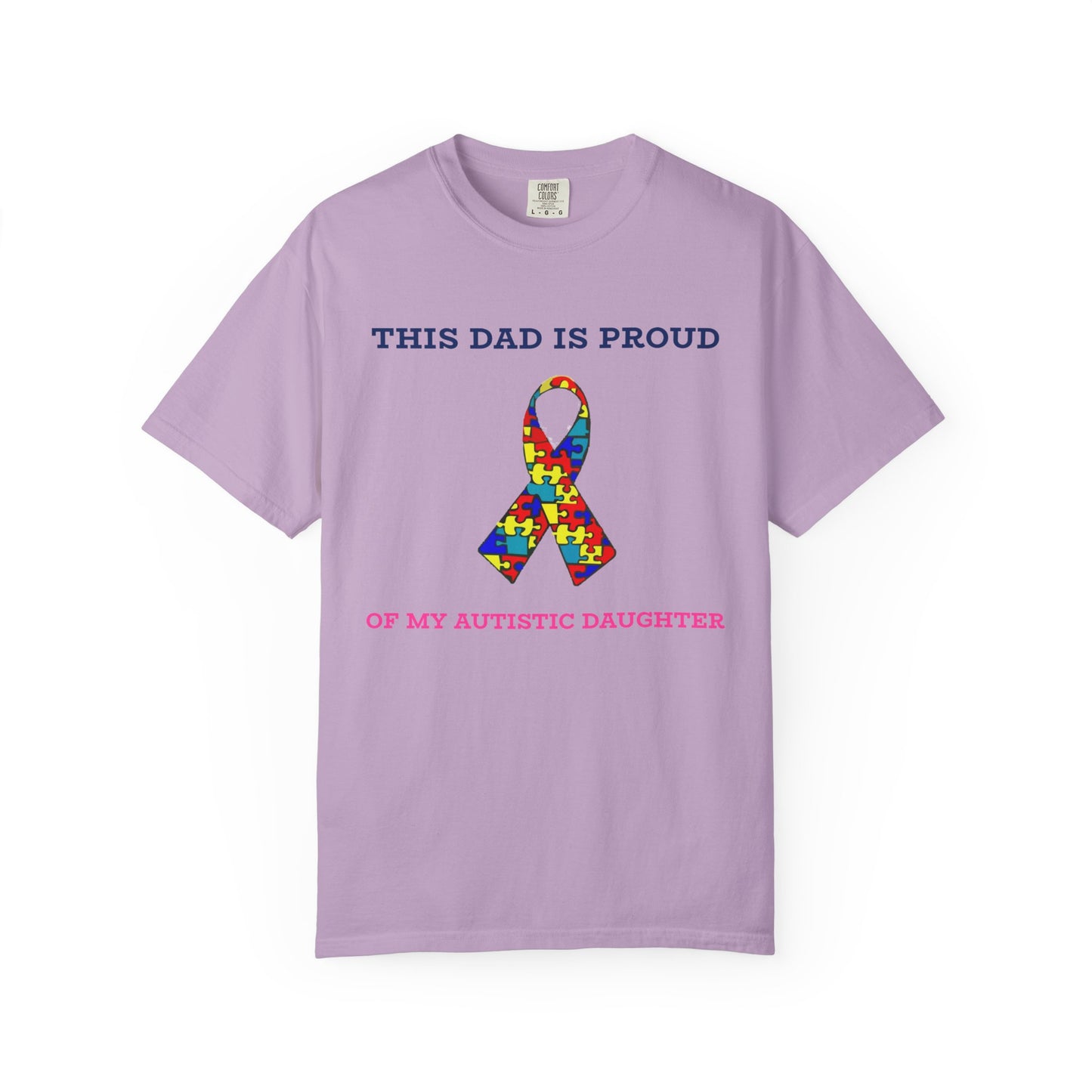 This Dad is Proud of my Autistic Daughter, Autism Awareness T-Shirt